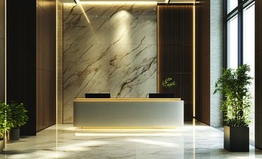Venkatesh Skydove grand lobby