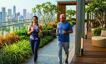 Venkatesh Skydove jogging track